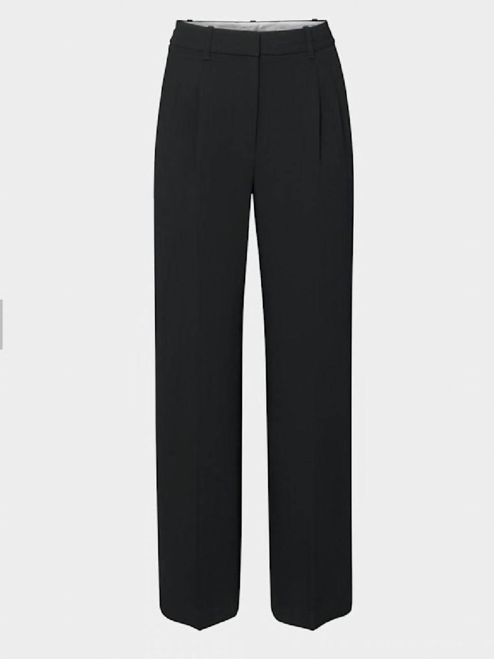 Aritzia Wide-Leg High-Rise Pants — Black